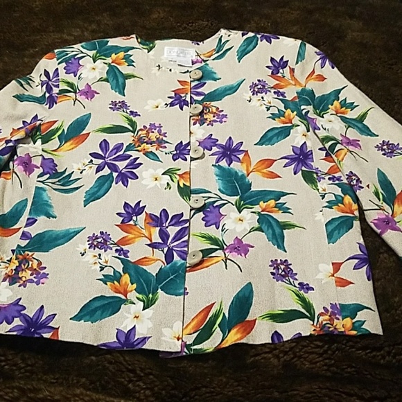 Doncaster Jackets & Blazers - Doncaster Vintage Floral Print Blazer Jacket